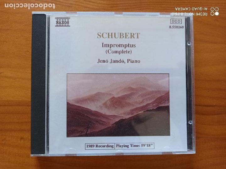 CDs de m&uacute;sica: CD SCHUBERT: IMPROMPTUS (COMPLETE) - NAXOS (5M) - Foto 1