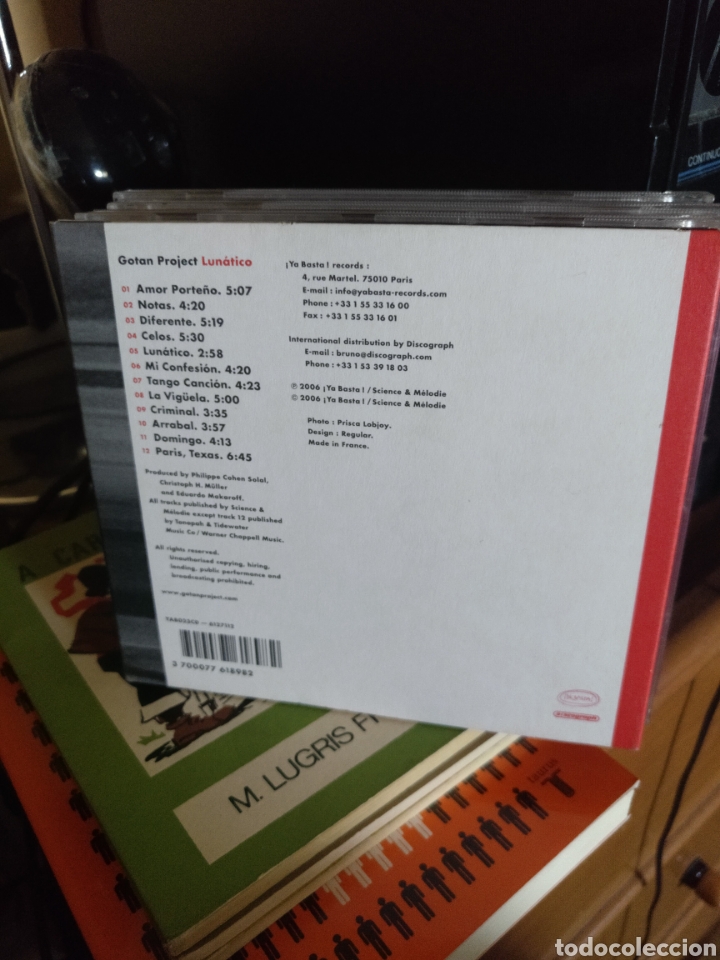 CDs de m&uacute;sica: Gotan Project. Lun&aacute;tico - Foto 2