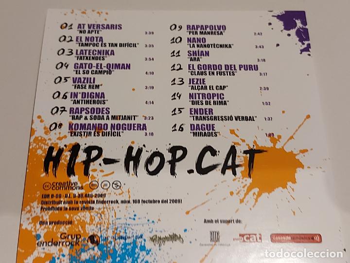 CDs de Música: HIP-HOP.CAT / VARIOS GRUPOS / CD - EDR-2009 / 16 TEMAS / IMPECABLE. - Foto 2 - 257418180