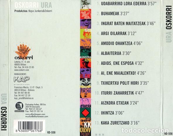 CDs de m&uacute;sica: Oskorri - Ura - CD Digipack - Foto 2