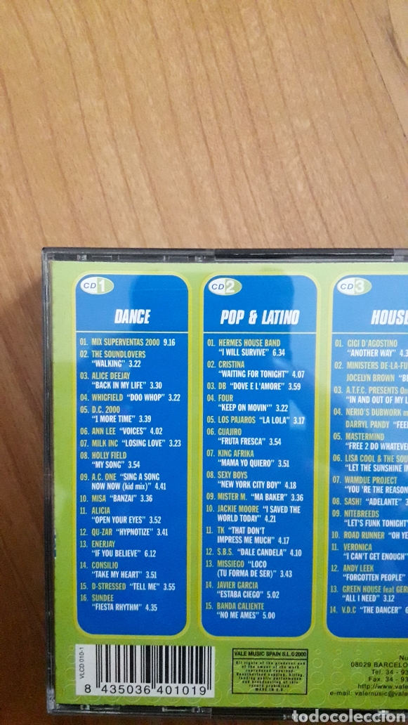 CDs de m&uacute;sica: CUATRO CDS SUPERVENTAS 2000 - Foto 3