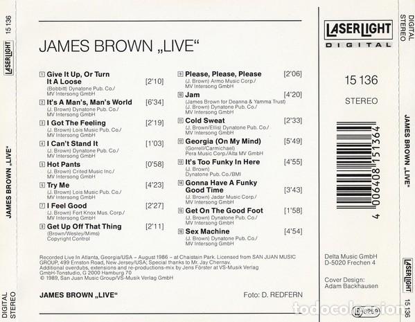 CDs de m&uacute;sica: James Brown - Live! - CD - Foto 2