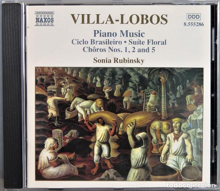 CDs de m&uacute;sica: CD. VILLA-LOBOS. PIANO MUSIC. RUBINSKY - Foto 1