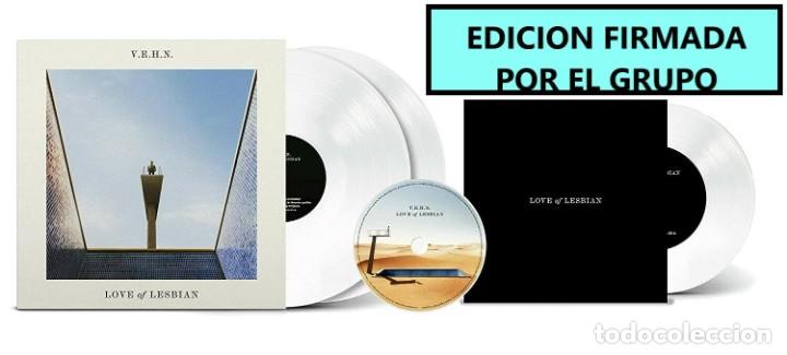 CDs de m&uacute;sica: FIRMADO - LOVE OF LESBIAN - V.E.H.N. - 2 LP BLANCO + CD + LP 7' BLANCO