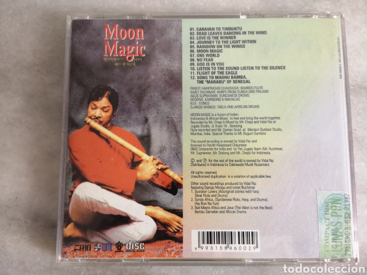 CDs de m&uacute;sica: CD Moon Magic India meets Java and Africa - Foto 2