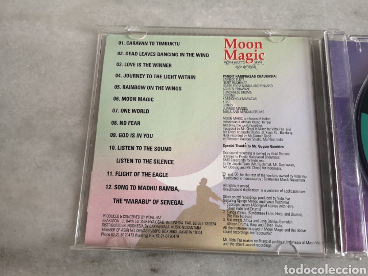 CDs de m&uacute;sica: CD Moon Magic India meets Java and Africa - Foto 3