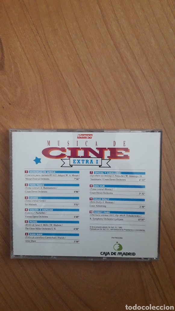 CDs de m&uacute;sica: BSO. M&Uacute;SICA DE CINE - Foto 2