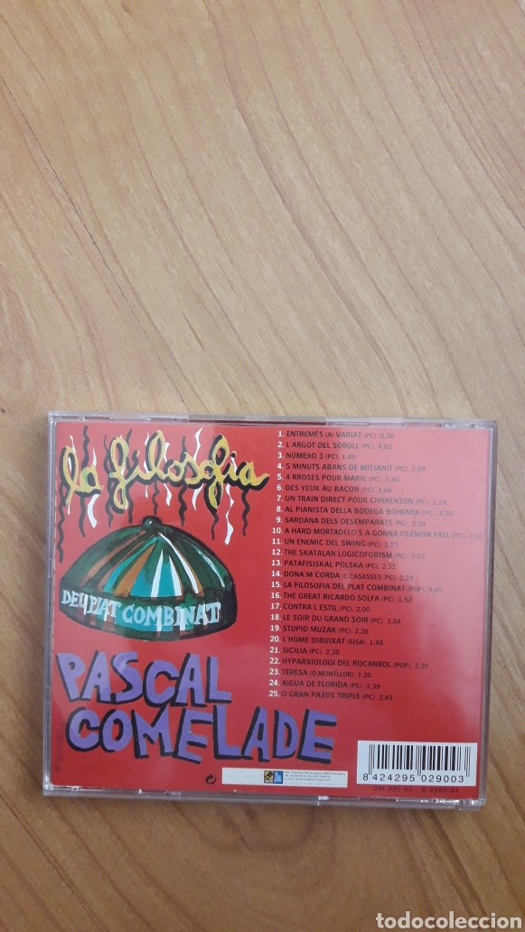 CDs de m&uacute;sica: PASCAL COMELADE. LA FILOSOFIA DEL PLAT COMBINAT - Foto 2