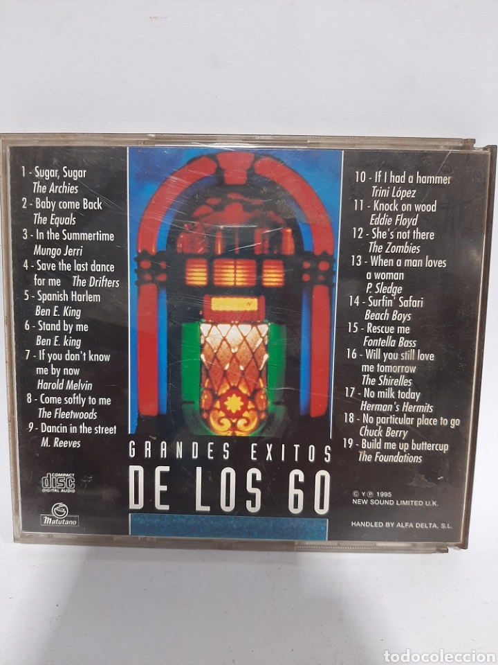 CDs de m&uacute;sica: SCD123 grandes &eacute;xitos de los 60 CD SEGUNDA MANO - Foto 2