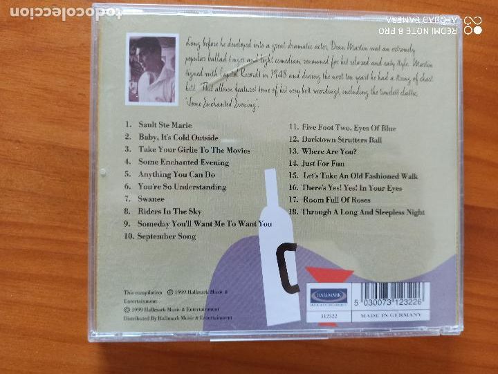 CDs de m&uacute;sica: CD DEAN MARTIN - SOME ENCHANTED EVENING (5S) - Foto 2