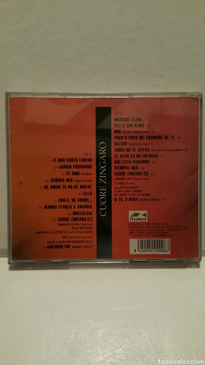 CDs de m&uacute;sica: Junco. Coraz&oacute;n gitano, 2 cd. - Foto 2
