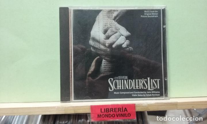 CDs de m&uacute;sica: BSO Schindlers list (la lista de Schindler) -- CD - Foto 1