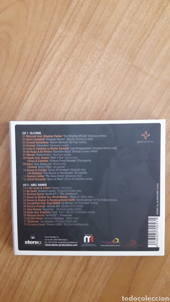 CDs de m&uacute;sica: DOBLE CD ABEL RAMOS & DJ CHUS - Foto 2