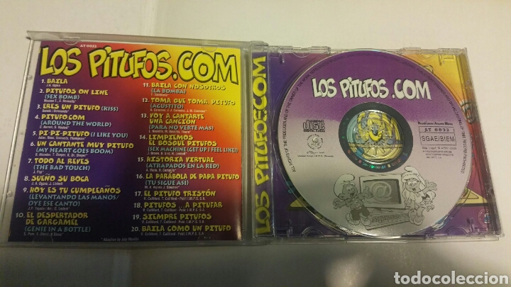 CDs de m&uacute;sica: Los pitufos. Com, cd. - Foto 3
