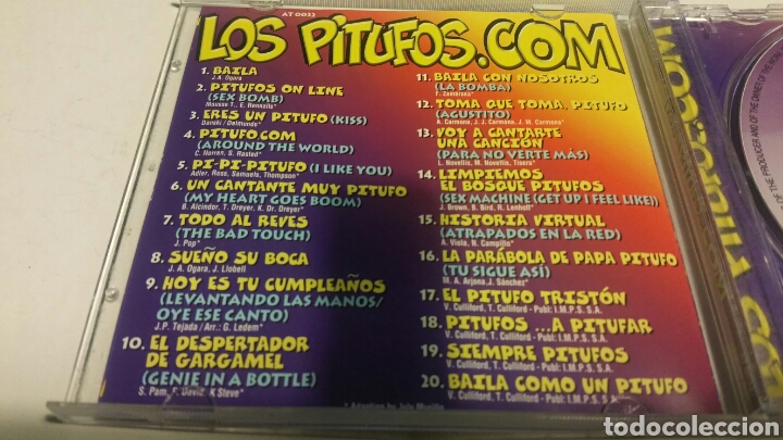 CDs de m&uacute;sica: Los pitufos. Com, cd. - Foto 4