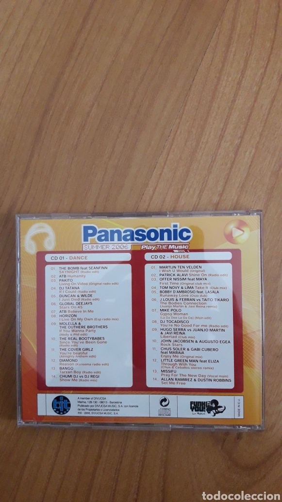 CDs de m&uacute;sica: DOBLE CD PANASONIC SUMMER 2006. DANCE Y HOUSE - Foto 2