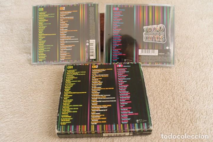 CDs de m&uacute;sica: CD TODO EXITOS 2009 LOS N&Uacute;MEROS UNO DEL A&Ntilde;O 2 CDS +DVD - Foto 2
