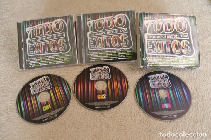 CDs de m&uacute;sica: CD TODO EXITOS 2009 LOS N&Uacute;MEROS UNO DEL A&Ntilde;O 2 CDS +DVD - Foto 4