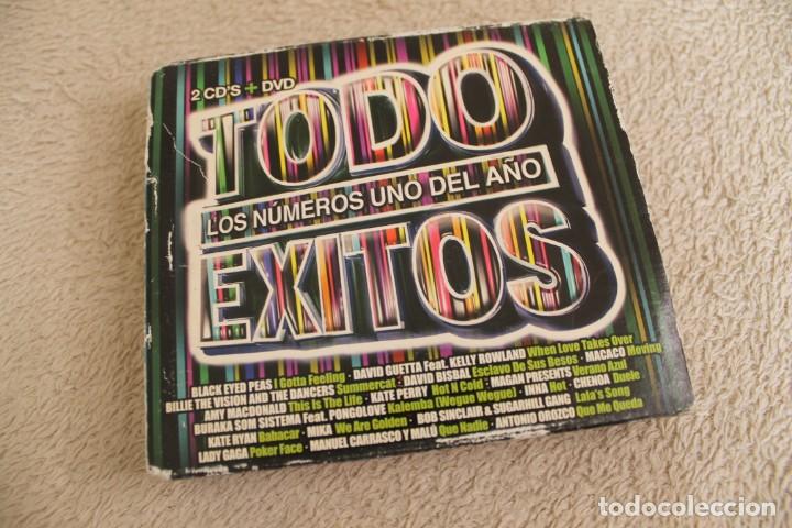 CDs de m&uacute;sica: CD TODO EXITOS 2009 LOS N&Uacute;MEROS UNO DEL A&Ntilde;O 2 CDS +DVD - Foto 5