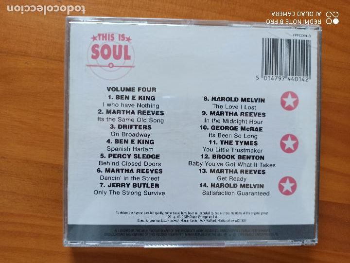 CDs de m&uacute;sica: CD THIS IS SOUL - VOLUME FOUR (5S) - Foto 2