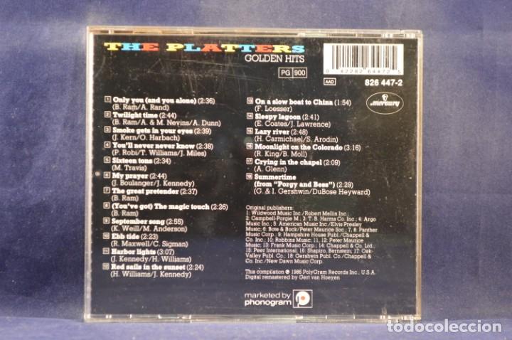 CDs de m&uacute;sica: THE PLATTERS - GOLDEN HITS - CD - Foto 2