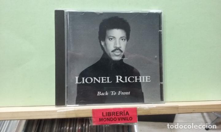 CDs de m&uacute;sica: Lionel Richie. Back to front -- CD - Foto 1