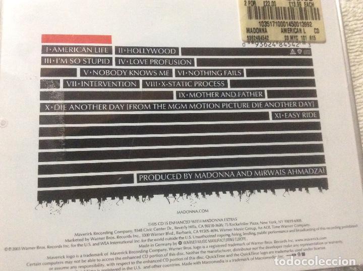 CDs de m&uacute;sica: Madonna - American Life - Foto 3