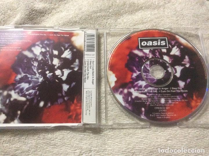 CDs de m&uacute;sica: OASIS -Don&acute;t look back in anger / Step out - Foto 2