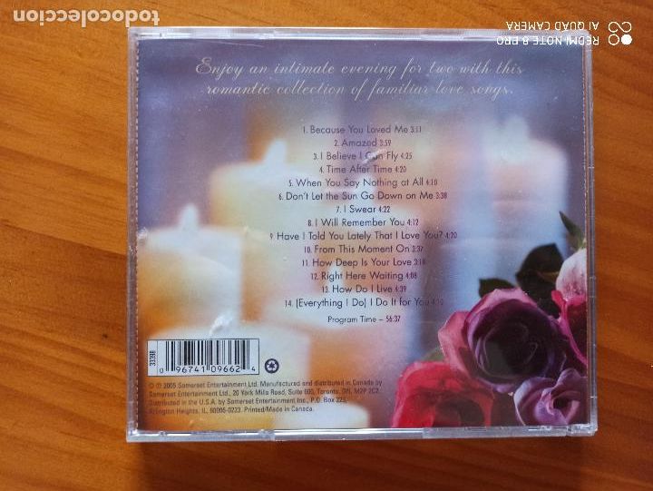 CDs de m&uacute;sica: CD CANDLELIGHT - OWEN RICHARDS - REFLECTIONS (5V) - Foto 2