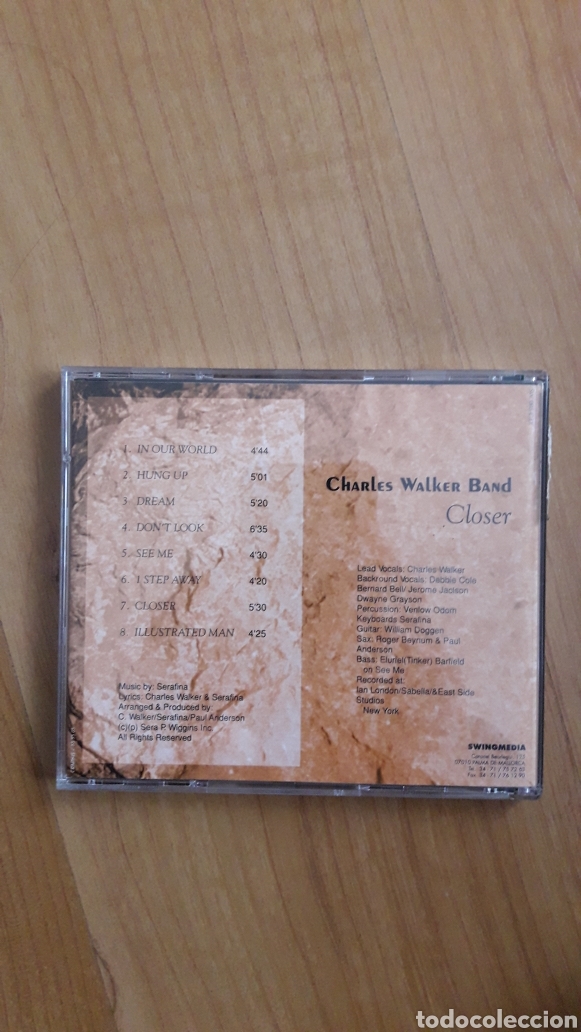 CDs de m&uacute;sica: CHARLES WALKER BAND. CLOSER - Foto 2