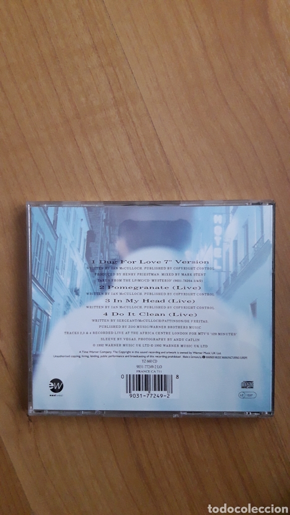 CDs de m&uacute;sica: IAN MCCULLOCH. DUG FOR LOVE - Foto 2