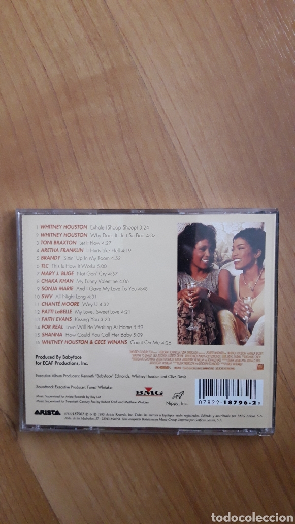 CDs de m&uacute;sica: BSO WAITING TO EXHALE - Foto 2