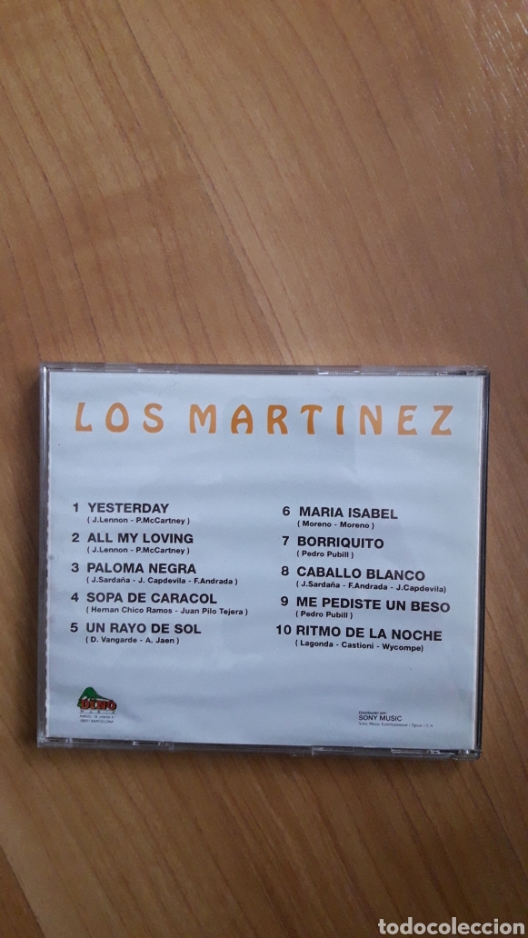 CDs de m&uacute;sica: LOS MART&Iacute;NEZ. YESTERDAY - Foto 2