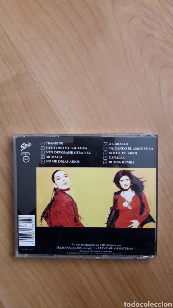CDs de m&uacute;sica: AZ&Uacute;CAR MORENO. BANDIDO - Foto 2