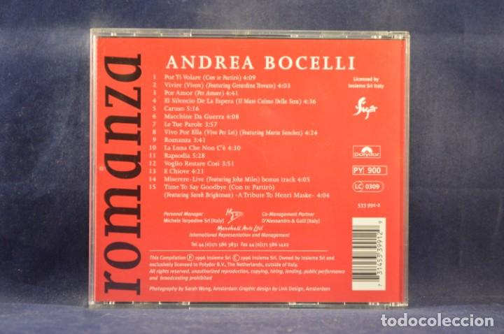 CDs de m&uacute;sica: ANDREA BOCELLI &lrm;- ROMANZA - CD - Foto 2