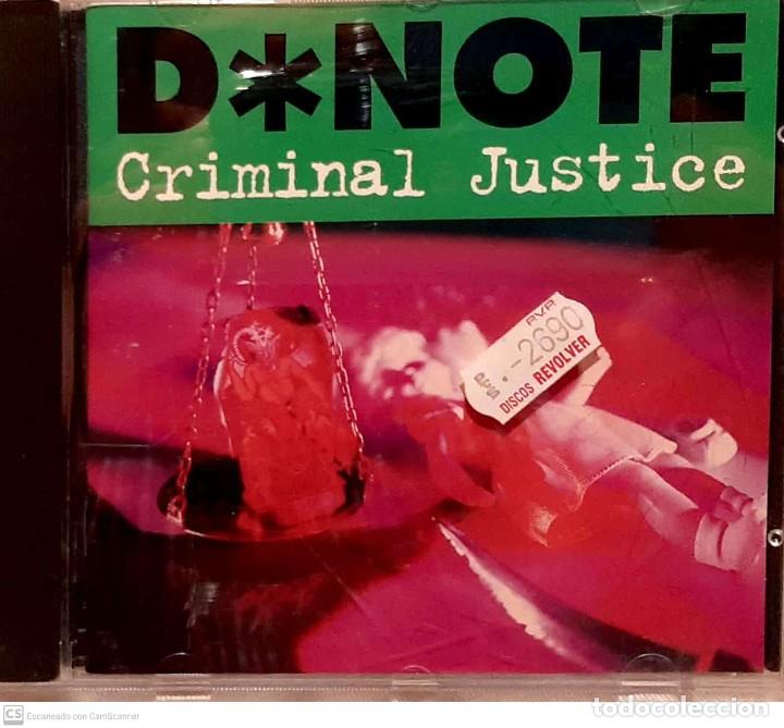 CDs de m&uacute;sica: D*Note &lrm;&ndash; Criminal Justice - Foto 1