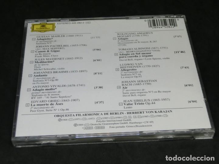 CDs de m&uacute;sica: ADAGIO - KARAJAN - 1994 - CD - DEFECTUOSO - Foto 2