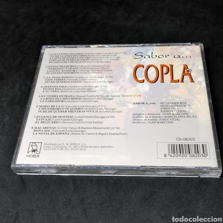 CDs de m&uacute;sica: SABOR A ... COPLA - CD - 1995 - Foto 2