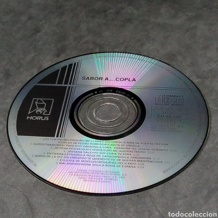 CDs de m&uacute;sica: SABOR A ... COPLA - CD - 1995 - Foto 5