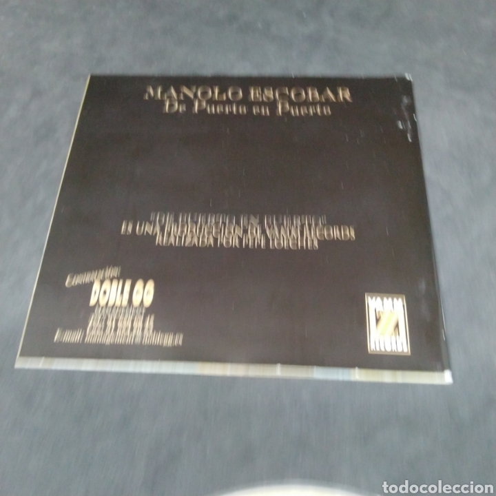 CDs de m&uacute;sica: MANOLO ESCOBAR - DE PUERTO EN PUERTO - CD - 2000 - DISCO VERIFICADO - Foto 5