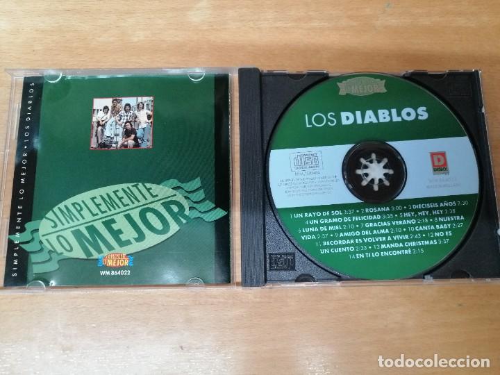 CDs de m&uacute;sica: LOS DIABLOS - SIMPLEMENTE LO MEJOR - CD - Foto 3
