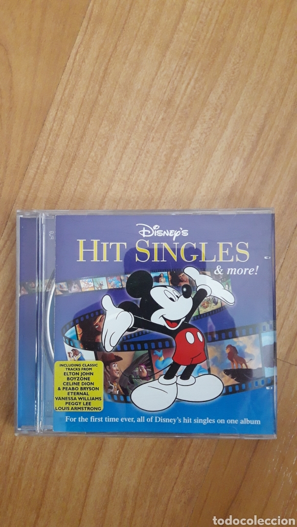CDs de m&uacute;sica: HITS SINGLES & MORE. WALT DISNEY - Foto 1