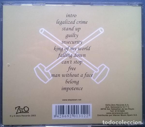 CDs de m&uacute;sica: CD STEP DOWN - Steadiness - Zero ZE1312 - SPAIN press 2003 (EX++/EX++) - Foto 2