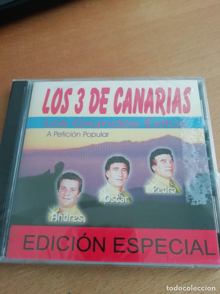 CDs de m&uacute;sica: RAR CD. LOS 3 DE CANARIAS. LOS GRANDES &Eacute;XITOS. MINT. PRECINTADO. - Foto 1
