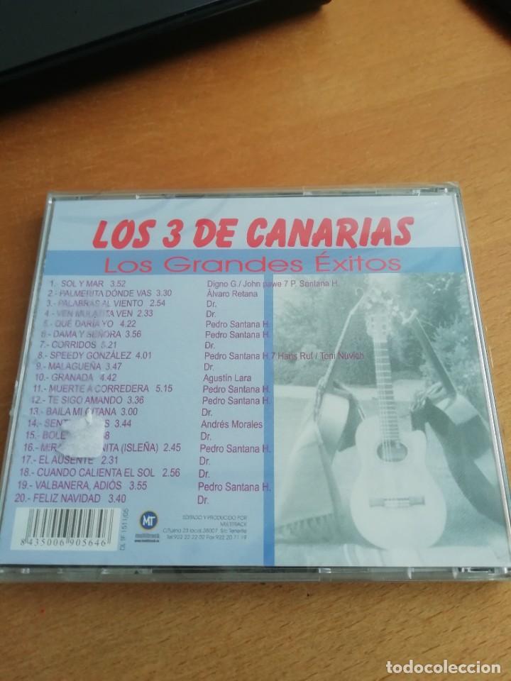 CDs de m&uacute;sica: RAR CD. LOS 3 DE CANARIAS. LOS GRANDES &Eacute;XITOS. MINT. PRECINTADO. - Foto 2