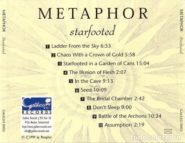 CDs de m&uacute;sica: Metaphor - Starfooted - CD - Foto 2