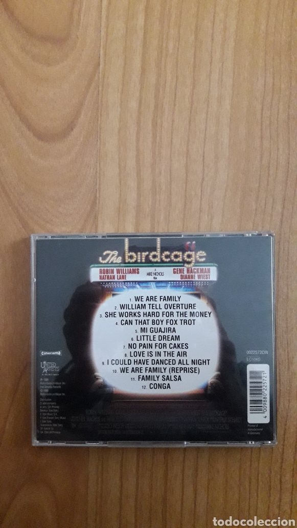 CDs de m&uacute;sica: BSOB THE BIRDCAGE - Foto 2
