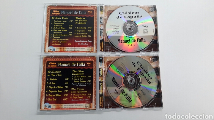 CDs de m&uacute;sica: 2 CD CON ESTUCHE MANUEL DE FALLA - Foto 2