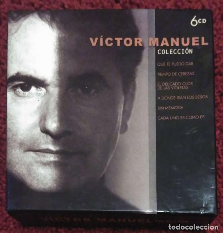 CDs de m&uacute;sica: VICTOR MANUEL (COLECCI&Oacute;N) 6 CDs + LIBRETO 2003 - Foto 1