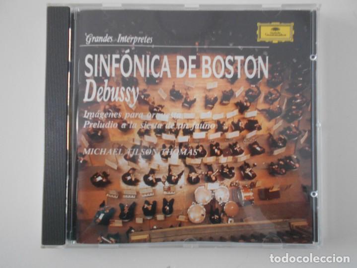 Musik-CDs: SINFONICA DE BOSTON. DEBUSSY. IMAGENES PARA ORQUESTA. PRELUDIO A LA SIESTA DE UN FAUNO. COMPACTO PHI